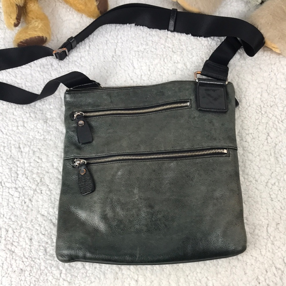 Margot Womens’s Crossbody Leather Bag - Dark Green